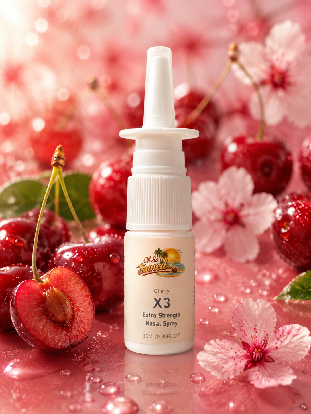 10ml Cherry Triple Strength Tanning Nasal Spray