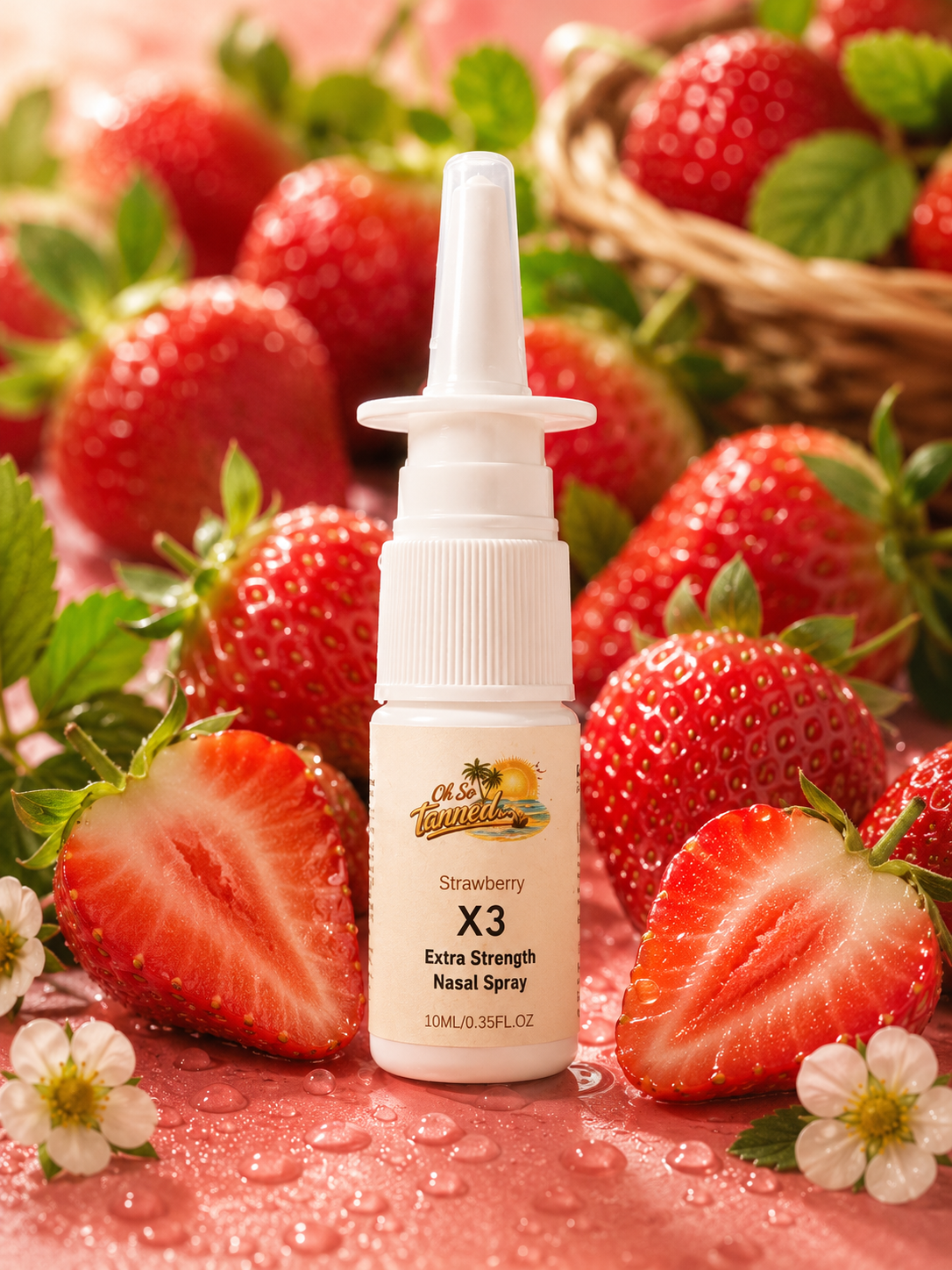 10ml Strawberry Triple Strength Tanning Nasal