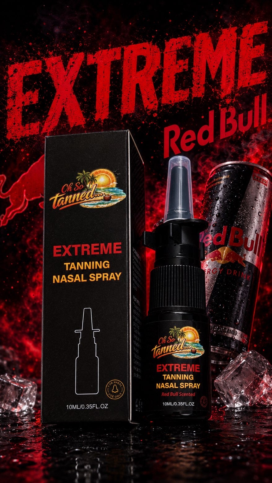 10ml Extreme Red Bull Tanning Nasal Spray