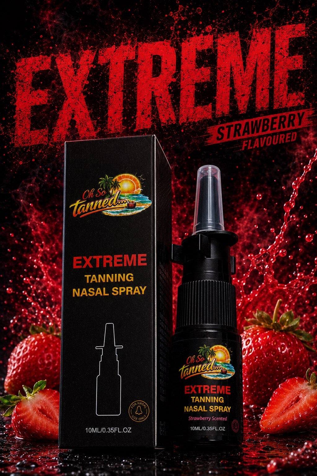 10ml Stawberry Extreme Tanning Nasal Spray
